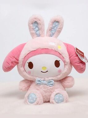 Aoger Sanrio My Melody Bunny Costume Easter Series‎ 14” Plushie Japan Exclusive